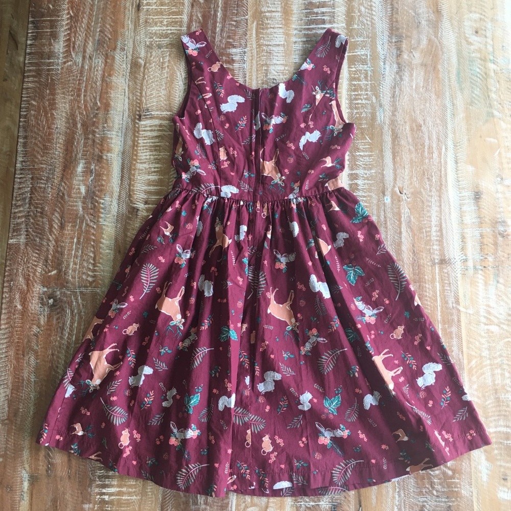 Modcloth Optimistic Effect Forest Critters Dress - image 6